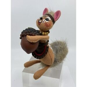 Annalee 6" Native American Indian Squirrel Mouse With Acorn Thanksgiving
